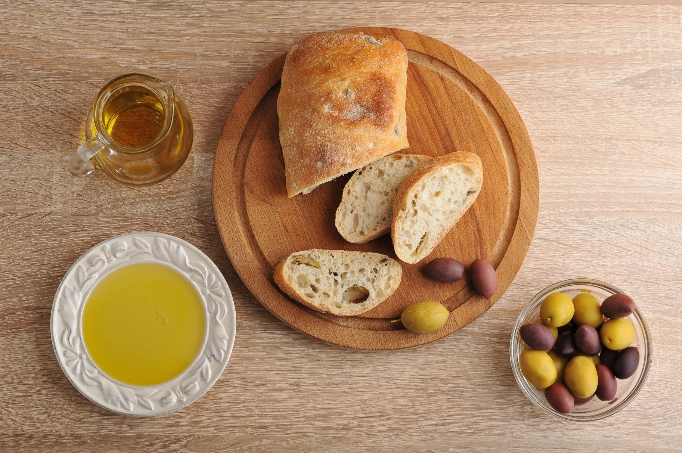 Oliwa z chlebem - pycha!