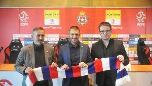 Kiko Ramirez, Albert Rude i Jarosław Królewski z Wisły Kraków