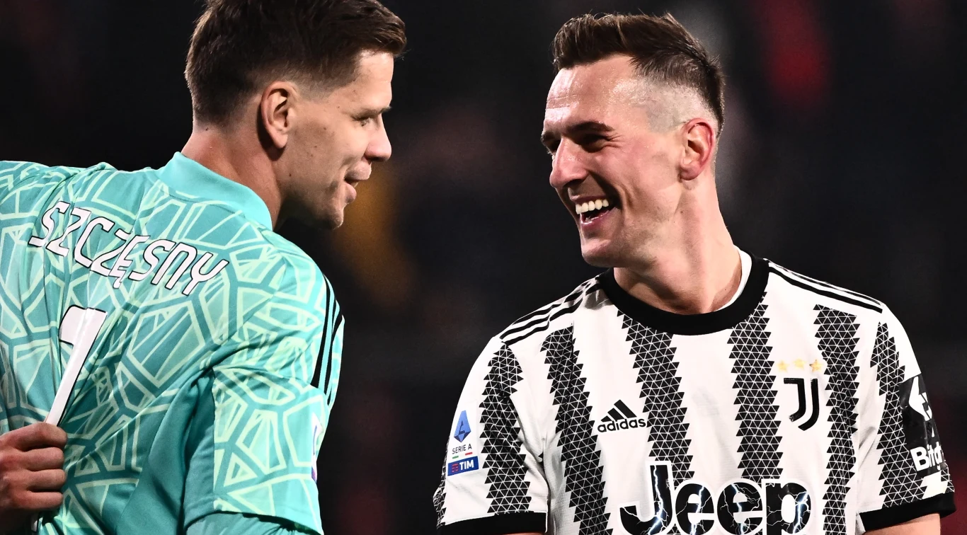 Wojciech Szczęsny i Arkadiusz Milik