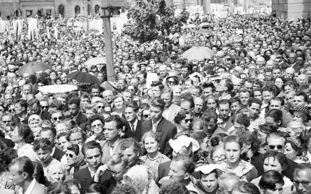 Procesja Bożego Ciała, Warszawa 1958 r. 