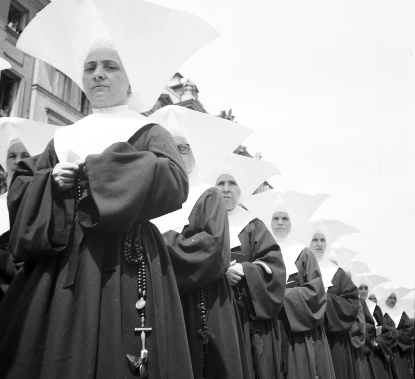 Procesja Bożego Ciała, Warszawa 1958 r. Procesja Bożego Ciała, Warszawa 1958 r.