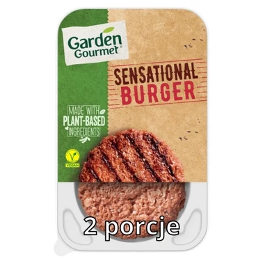 Garden Gourmet Sensational Burger Wegański produkt na bazie białka sojowego 226 g - 2