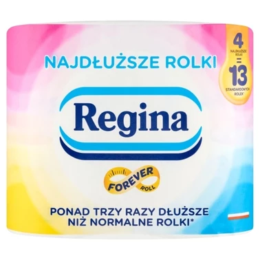 Regina Papier toaletowy najdłuższe rolki 4 rolki - 0