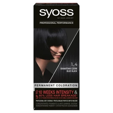 Syoss Permanent Color Krem koloryzujący 1_4 granatowa czerń - 0
