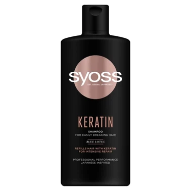 Syoss Keratin Szampon do włosów słabych i łamliwych 440 ml - 0