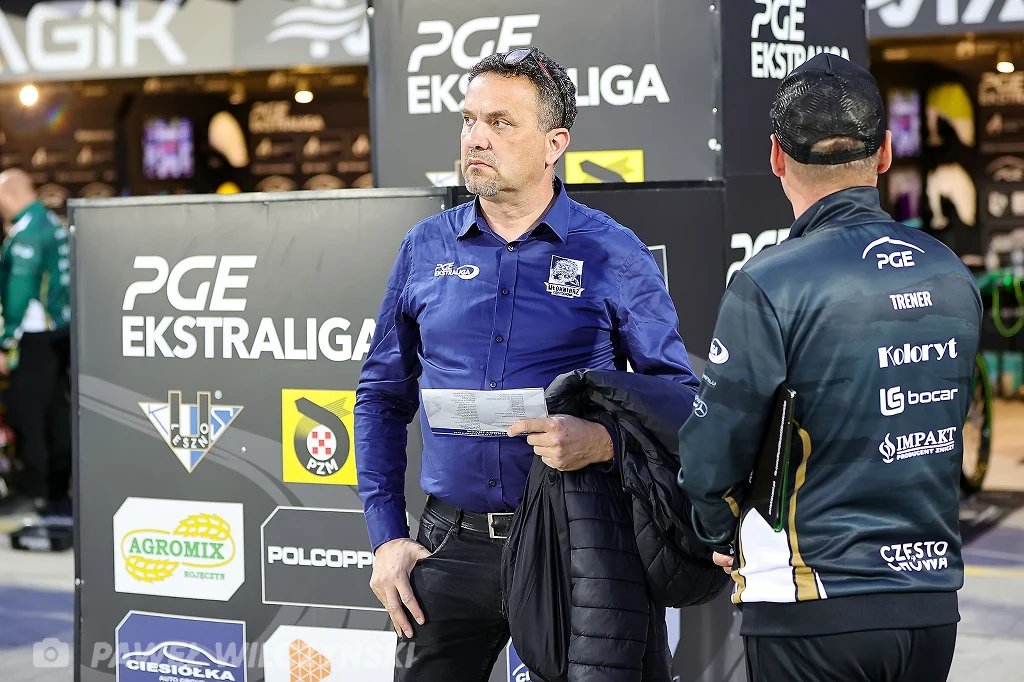 Michał Świącik, prezes Włókniarza Częstochowa. Michał Świącik, prezes Włókniarza Częstochowa.