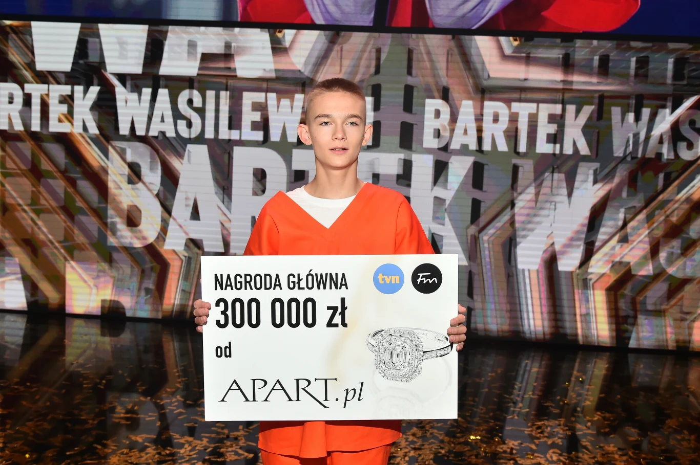 Bartek Wasilewski zwycięzcą 15. edycji "Mam talent" Bartek Wasilewski zwycięzcą 15. edycji "Mam talent"