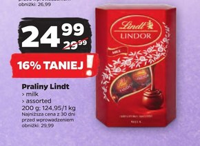 Lindt Lindor Praliny z czekolady mlecznej 200 g niska cena