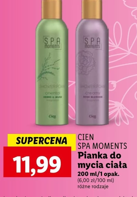 Pianka do ciała Cien