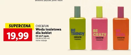 Woda toaletowa dla kobiet Chic&Fun
