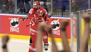 Filip Komorski (numer 5) zdobył bramkę w meczu z Niemcami