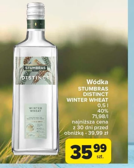 Stumbras Distinct Young Potato Wódka 0,5 l