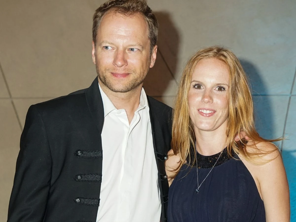 Maciej Stuhr z żoną Maciej Stuhr z żoną