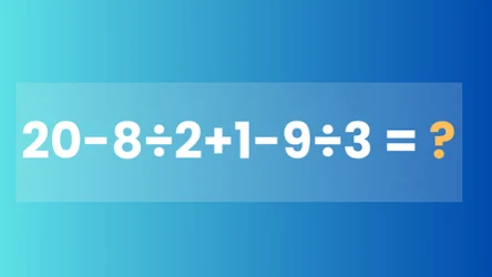 Szybki test na inteligencję - rozwiążesz to równanie w 30 sekund?