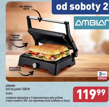 Grill elektryczny Ambiano