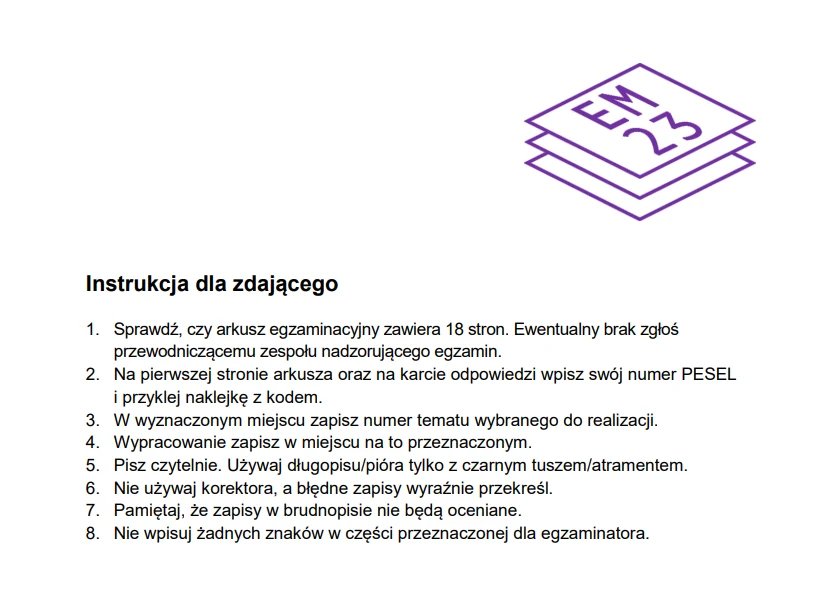 Matura 2024: Język polski, poziom rozszerzony. Arkusz CKE, odpowiedzi - strona 2