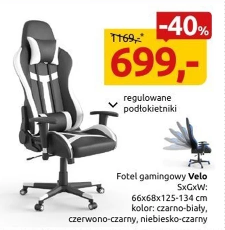 Fotel gamingowy