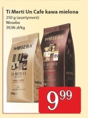 Woseba Ti Meriti Un Caffè Crema E Aroma Kawa palona mielona 250 g niska cena