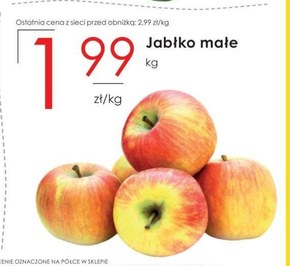 Jabłka niska cena
