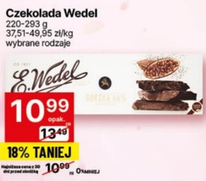 E. Wedel Premium Czekolada gorzka 64% 220 g niska cena