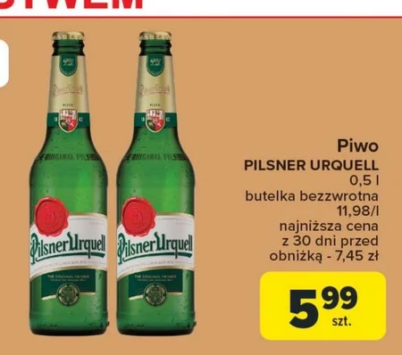 Pilsner Urquell Piwo jasne 500 ml