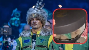 Ołeksandr Usyk najpierw świetnie zaprezentował się w drodze do ringu, a następnie pokazał charakter Kozaka w starciu z Tysonem Furym