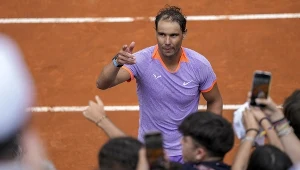 Rafael Nadal podczas turnieju w Rzymie, 09.05.2024 r.