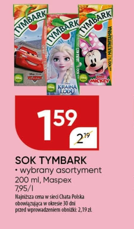 Tymbark Sok 100 % multiwitamina 200 ml