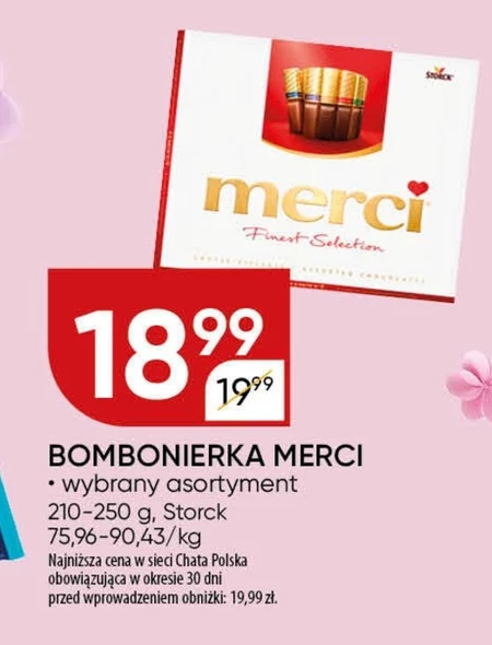 Bombonierka Merci