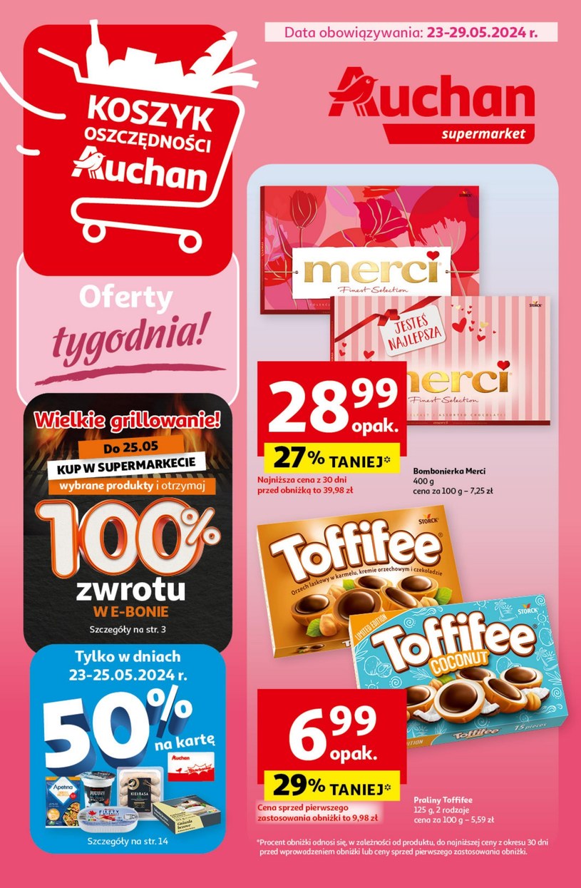 Gazetka promocyjna Auchan Supermarket - ważna od 23. 05. 2024 do 29. 05. 2024