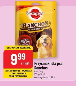 Pedigree Ranchos Originals Karma uzupełniająca dla psów z wołowiną 70 g niska cena