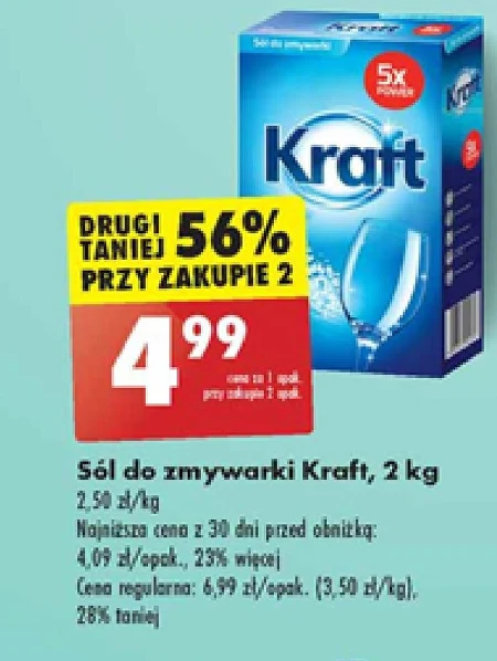 Sól do zmywarki Kraft