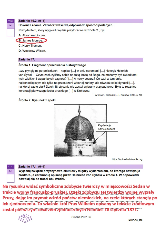 Matura 2024. Historia rozszerzona. Arkusz CKE i odpowiedzi - strona 20 Matura 2024. Historia rozszerzona. Arkusz CKE i odpowiedzi - strona 20