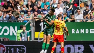 Erik Exposito (Śląsk) i Taras Romanczuk (Jagiellonia)