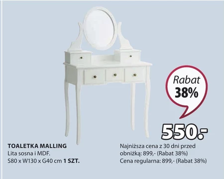 Toaletka MDF