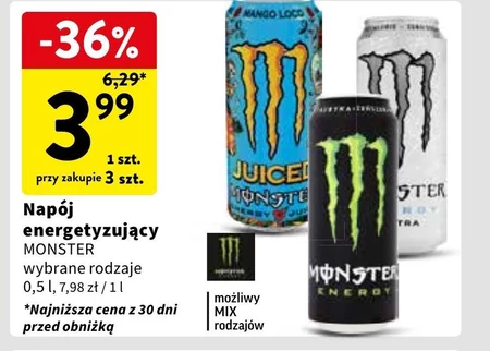 MONSTER Energy Gazowany napój energetyczny 500 ml
