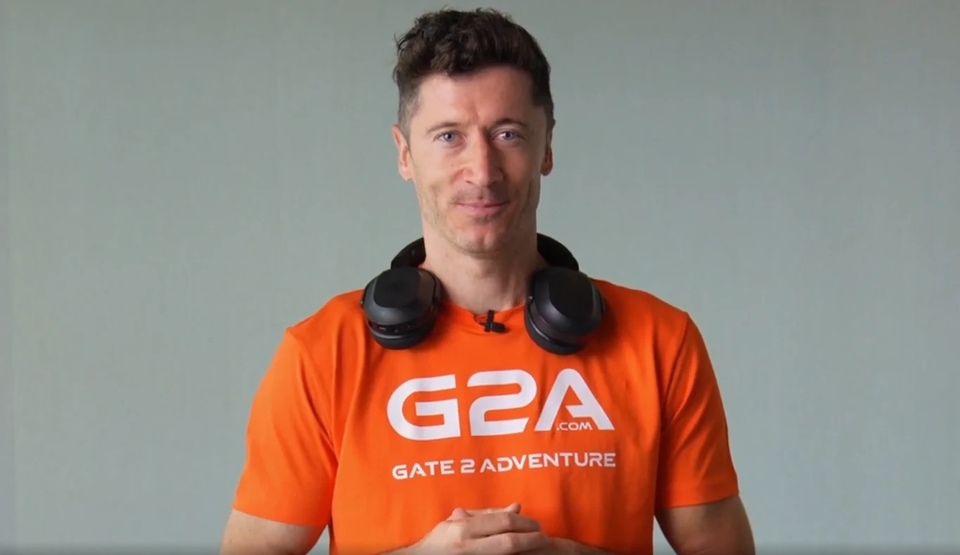 Robert Lewandowski nawiązał współpracę z G2A Robert Lewandowski nawiązał współpracę z G2A