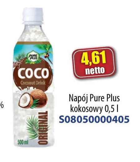 Pure Plus My Coco Napój z kokosem 500 ml