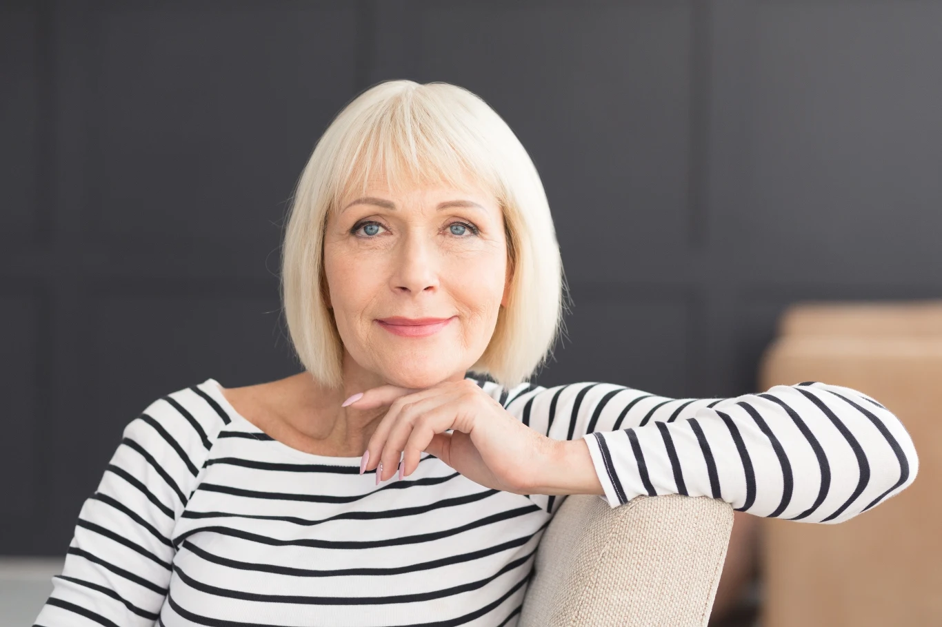 Klasyczny bob pasuje kobietom koło 50-tki.