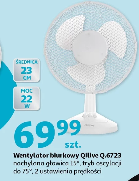 Wentylator Qilive - promocja Auchan Hipermarket - Ding.pl