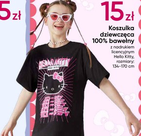Koszulka dziewczęca Hello Kitty niska cena