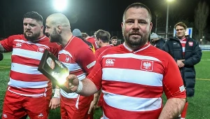 Kamil Bobryk przy pożegnaniu z reprezentacją Polski