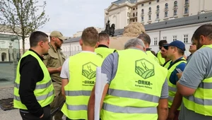 Protest rolników zakończony. Poszli pod Pałac Prezydencki