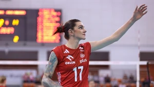 Malwina Smarzek w koszulce reprezentacji Polski