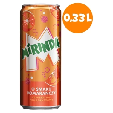 Mirinda Napój gazowany o smaku pomarańczowym 330 ml - 4