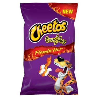 Cheetos Crunchos Flamin' Hot Chrupki kukurydziane o smaku bardzo pikantnym 80 g - 3