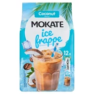 Mokate Ice Frappe Rozpuszczalny napój kawowy o smaku kokosowym 150 g (12 x 12,5 g)