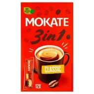 Mokate 3in1 Classic Rozpuszczalny napój kawowy w proszku 204 g (12 x 17 g)