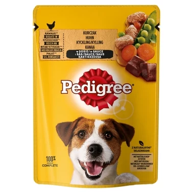 Pedigree Mokra karma dla dorosłych psów kawałki bogate w kurczak w sosie 100 g - 0