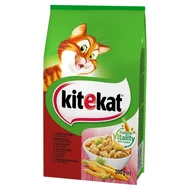 Kitekat Sucha karma dla dorosłych kotów z wołowiną i warzywami 300 g